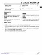 1985-1987 Honda TRX 250 Fourtrax 250 Service Manual