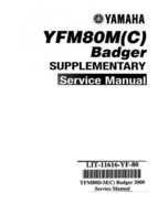 1993 Yamaha YFM80D Badger Supplementary Service Manual