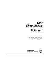 Bombardier SeaDoo 2002 factory shop manual - volume 1