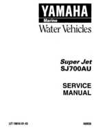 1996-2007 WaveRunner SuperJet 700 SJ700AU Service Manual